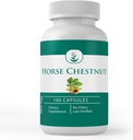 PURE αρχικά ΣΥΣΤΑΤΙΚΑ Horse Chestnut (100 κάψουλες) Πάντα καθαρό, χωρίς πρόσθετα ή πληρωτικά, Εργαστήριο Επαληθευμένο