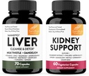 Sandhu'nun Liver Detox & Kidney Support Combo | Supports Liver, Kidney & Urinary Tract Health