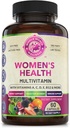 Γυναικεία καθημερινή Multivitamin Multimineral συμπλήρωμα για την ενέργεια, Mood, Focus, μαλλιά, δέρμα & νύχια. Φτιαγμένο για γυναίκες με 30+ θρεπτικά συστατικά, Φρούτα & Ενέργεια Blend. Γυναικείες Βιταμίνες 60 Κάψουλες. Φτιαγμένο στις ΗΠΑ.