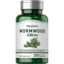 Piping Rock Wormwood Capsules 430 mg | 200 Count | Interd Herbal Extract | Artemisinin Supplement | Non-GMO, Gluten Free