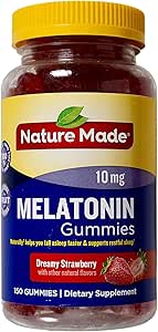 Φύση Made Melatonin 10mg Όνειρο Φράουλα Φυσικές Γεύσεις, 150 Gummies