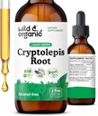 Άγρια & οργανικά Cryptolepis Sanguinolenta Βάμμα - Detox & συμπλήρωμα υποστήριξης του ανοσοποιητικού - 1-Month Supply - Cryptolepis Extract Liquid Drops - Vegan, Sugar & Alcohol-Free - 2 fl oz