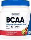 Nutricost BCAA Toz (Strawberry Kiwi) 60 Hizmet - Optimal 2:1