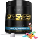 EHP Laboratuvarları OxyShred PES Super Dosed Pre Workout Toz - L Glutamine & Acetyl L Carnitine, Enerji Boost Drink - 275mg of Caffeine - Sour Crawlies, 40 Hizmetler