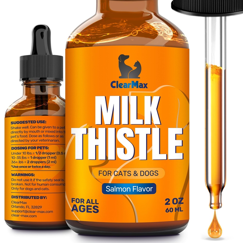 Köpekler ve Kediler için Süt Butle – Köpekler ve Kediler için Canlı Destek – Kidney Desteği – 2Oz