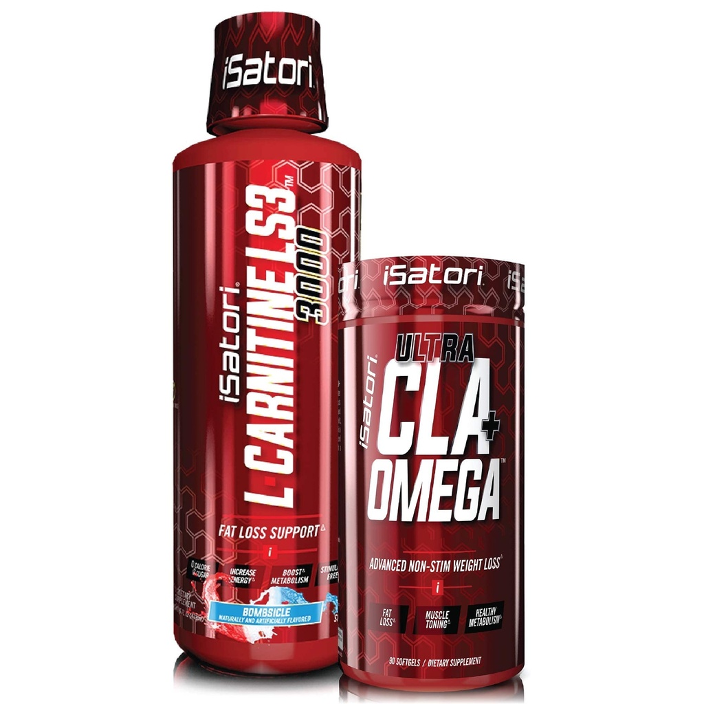 iSatori L-Καρνιτίνη LS3 Βόμβες 3000mg (32 εξυπηρετούν) & iSatori Ultra CLA (90 Softgels)