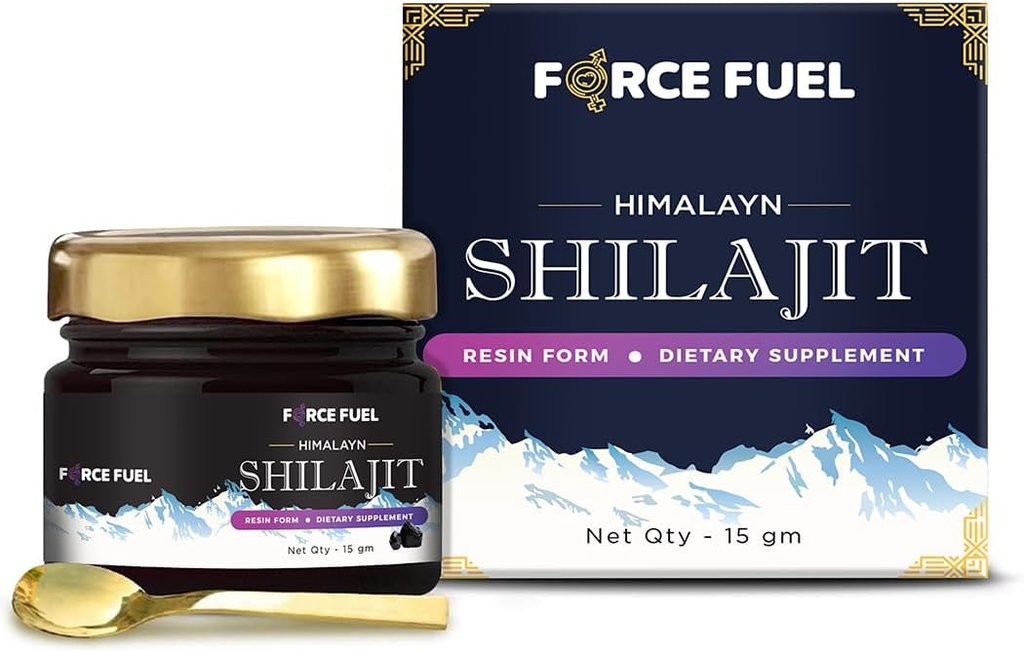 Shilajit Pure Himalayan Organic Shilajit Resin - Gold Grade 100% Συμπλήρωμα για άνδρες και γυναίκες - Natural Shilajit Resin με 85+ Trace Minerals & Fulvic Acid για Εστίαση, Ενέργεια & Ανοσία-30 Ημέρες Προμήθεια