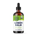 Vimergy Organic Lemon Balm Tincture Herbal Supplement – hizmet başına 10:1 Limon Balm Ekstraksiyonu, Çayda Kullanılabilir - USDA sertifikalı Organik, Non-GMO, Alkol Özgür -115 mL (1 mL/Serving)