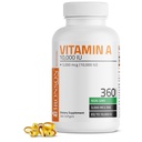 Bronson Vitamini 10.000 IU Premium Non-GMO Formula Desteği Sağlıklı Vizyon ve Immune Sistemi ve Sağlıklı Büyüme ve Yeniden Üretme, 360 Softgels