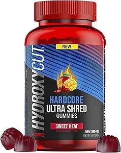 Hidroxycut mastürbasyon Ultra Sched Gummies, Sweet Heat -% 99 Stimt Free - Capsaicin & B Vitaminleri içerir - Kadınlar ve Erkekler için