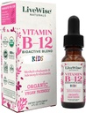Çocuklar için Doğal Vitamin B12 Sıvı Ölçeği | Toddler ve Çocuklar I Me Metilcobalamin ve Adenosylcobalamin | USDA Organic I Vegan | Non-GMO | Gluten Free | Low Dose