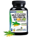 Vahşi Caught Omega-3 DPA Fish Oil - 2900 mg with More DPA, EPA & DHA - 90 Soft Gels - Triple Strength Burp-Free