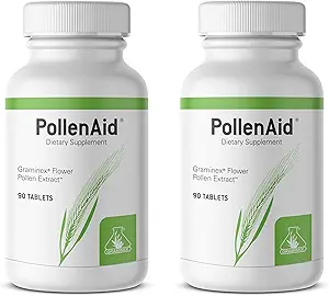 Graminex PollenAid Prostate Supplement: All Natural Prostate Support for Bladder Control & Urinary Tract Health, Rye Pollen Extract Made in USA, 90 Tabletler (Pack of 2)