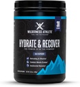 Wilderness Athlete - Hydrate & Recover | Sıvı Hydration Toz Elektrolyte Drink Mix - Recover Faster with Bcaas - Hydrate Toz with 1000 mg of C - 30 Service Tub (Mavi Raspberry)