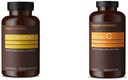 Elements Glutathione, 500 mg, 60 Capsules, 2 Ay Supply & Vitamin C 1000 mg, Vegan, 300 Tablet, 10 Ay Supply