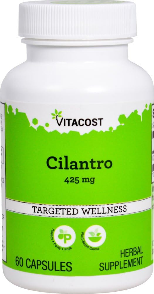 Vitacost Cilantro (Coriander) - 425 mg - 60 Capsules