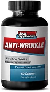 Resveratrol Supplements - Anti-Wrinkle Pills - Premature Aging of Hücreleri Önleme, Anti Aging Supplement, Alfa dudak asit, Collagen, Aloe Vera Gel, hipnozik asit, Turmeric, 1 Şişe 60 Capsules