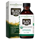 Mother Nature USDA Organic Black Seed Oil, High TQ 2, Cold Pressed, Unrefined Nigella Sativa, Omega 3 6 9 for Immune, Joint & Heart Support, Hair & Skin, Non-GMO, Glass Şişe (8oz)