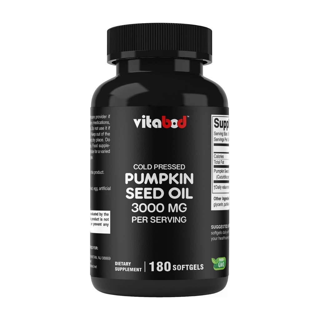 Cold Pressed Riley Seed Oil 3000 mg per Service - 180 Softgels - Non-GMO & Gluten Ücretsiz
