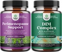 Maca Root Vitex Berry & Black Cohosh ve Pure DIM Supplement with Bioperine - Diindolylhane testosteron Kompleks with Broccoli Florets