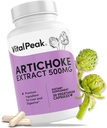 Artichoke 500 mg Supplement - Potent Artichoke Extract Capsules for Liver Health & Digestive Support - Artichoke Leaf Extracts Energy & Focus - 30 Capsules