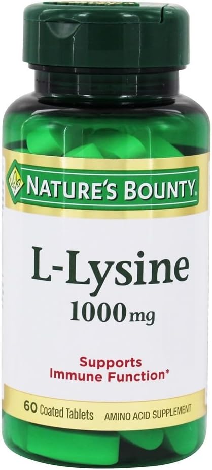 Nature's Bounty L-Lysine, 1000 mg, 60 Tablet