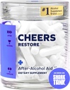 Cheers Restore | Tamam with DHM + L-Cysteine | Feel Better After Drink & Support Your Liver | 12 Dos | Dihidrmyricetin, Cysteine, Milk Thistle, Prickly Pear, B-Vitamins, Ginger