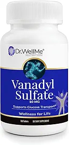 Dr. WellMe Valvedyl Sulfate 10 mg – 100 Tablet Kan Şekeri, Glucose & Metabolism – Non-GMO, Gluten-Free Supplement for Men & Women