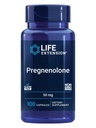 Επέκταση ζωής Pregnenolone, νευροορμόνη, προάγει την υγεία μνήμης και την πλαστικότητα του εγκεφάλου, χωρίς γλουτένη, μη GMO, 100 κάψουλες