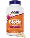 Şimdi Gıdalar Ekstra Güçlü Biyotin 10.000 Telefon / 10 mg - 200 Kont - Saç, Skin, Nail - Erkekler ve Kadınlar için Tamam - B7 Vitamin - Vejetaryen, Vegan, Non-GMOMO