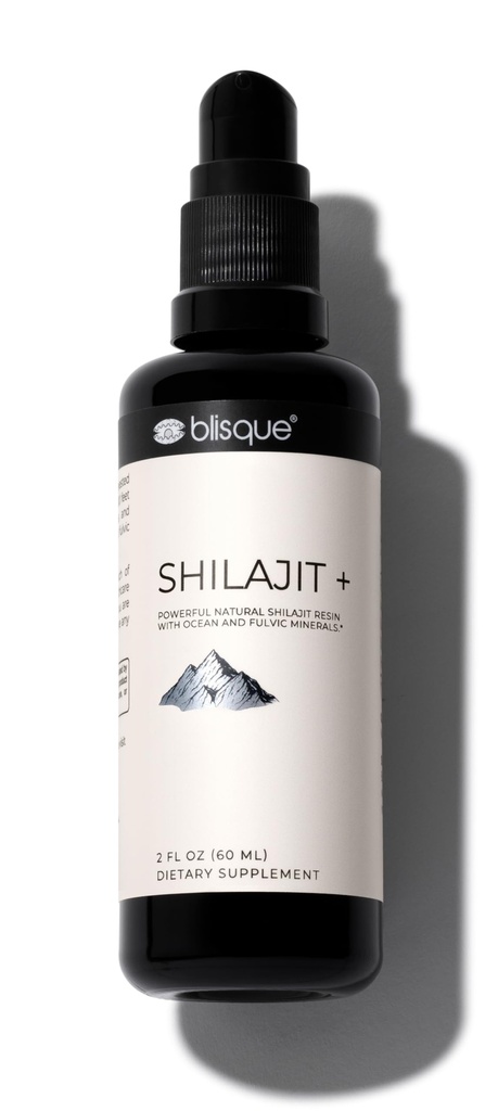 Blisque – Himalaya Shilajit Giyim Mineralleri | Pure, Natural, Organic | Detox, Cleanse, Immune Support, Brain ATM, and Energy | Contains Fulvic Acid and Trace Minerals | 2 FL OZ OZ