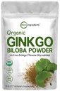 Mikro Malzemeler Raw Organic G Biloba Toz, 8 Ounce (18 Ay Supply), Filler Ücretsiz, Beyin Fonksiyonu ve Zihinsel Uyarılığı Destekler, Hayır GMOs ve Vegan Dostu Dostu Dostu