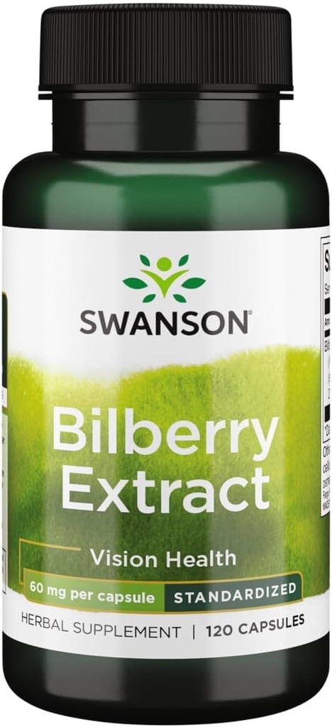 Swanson Bilberry Extract (Standartized) 60 Milligram