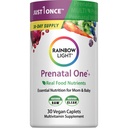 Rainbow Light High-Potency Prenatal One Multivitamin, Prenatal Health Multivitamin Supports Mom's Health and Baby's Development, With Vitamin C, Vegan, 30