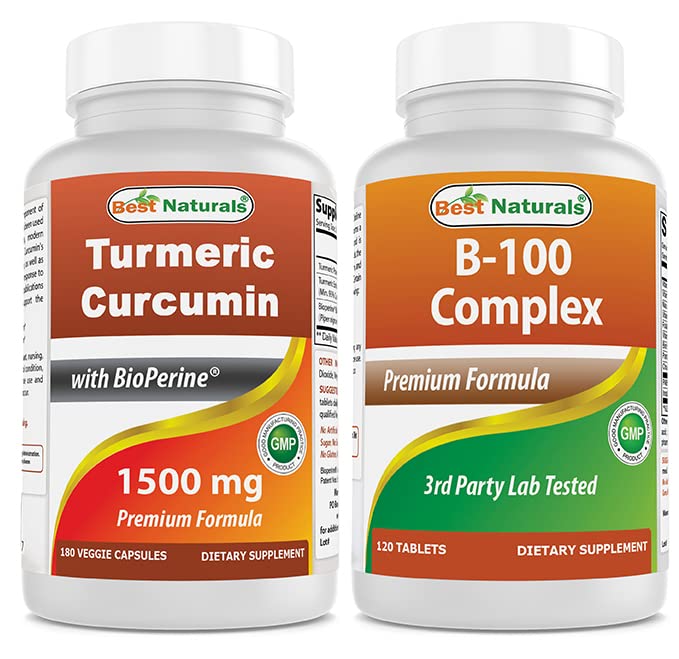 Turmeric Curcumin 1500 mg & B-100 Kompleksi