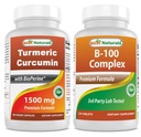 Turmeric Curcumin 1500 mg & B-100 Kompleksi