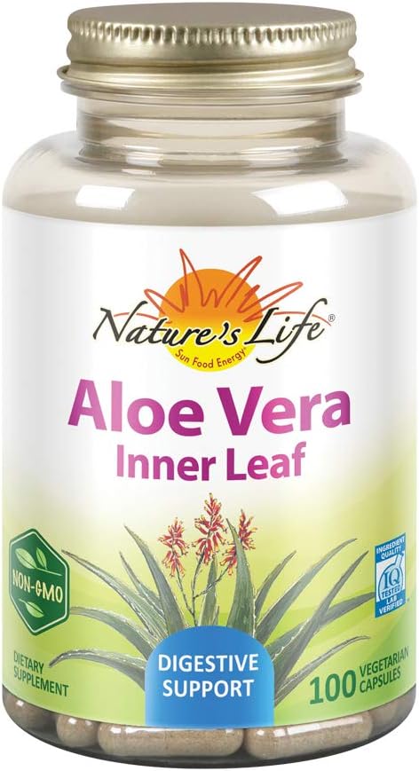Aloe Vera Inside Leaf 100 Capsules