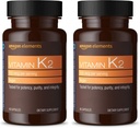 Elements K2 100 mcg, Vegan, 65 Capsules, 2 Ay Supply (Pazar Mayıs Vary) (Pack of 2)