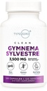 Tip Zero Clean Gymnema Sylvestre Capsules (120 Hizmet, 3,500 MG Eşdeğer Kişi) - Non-GMO, Gluten Free
