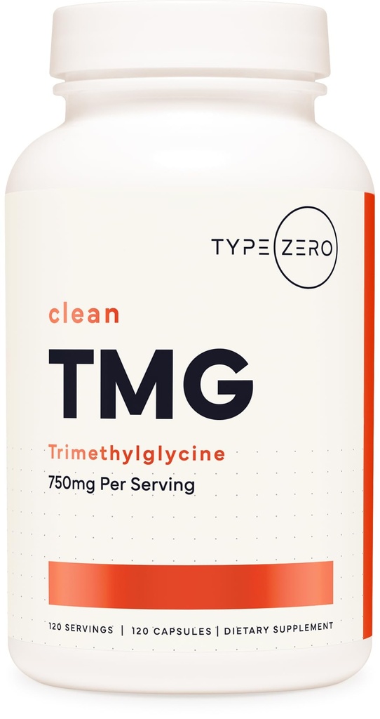 Tip Zero Clean TMG Tritilglycine Capsules (120 Hizmet) - GMO, Gluten Free