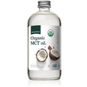 Doğal Kuvvet Organik MCT Yağı - Saf Cam Şişe - %100 Soğuk Basınlı Virgin Coconut Petrol + sertifikalı Keto, Paleo, Kosher, Vegan & Non-GMO - Lab Kalite ve büyüklüğü için Test Edildi - 16 Ounce