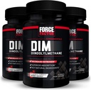 FORCE FACTOR DIM, 3-Pack, Men, Diindolylmethane Supplement with Key Natural Materialss and Superior Abxia, Diindolylmethane 300 mg, Works Fast, 90 Capsules