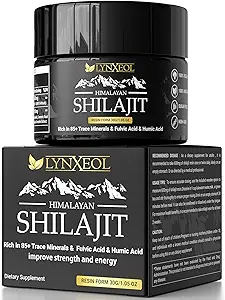 Himalayan Shilajit Resin 30g - Καθαρή οργανική Shilajit για άνδρες και γυναίκες, εργαστήριο δοκιμαστεί, πλούσια σε 85+ ορυκτά ίχνη - Fulvic & Humic Acid, φυσική ενέργεια & μυϊκή υποστήριξη, ζωτικότητα & ευεξία συμπλήρωμα