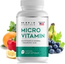 Günlük Low Dose MultiVitamin & Mineral for Men & Women to Support Cognitive Performance & Memory + Hyaluronic Acid for Skin Health + TMG for Egzersiz (150) için