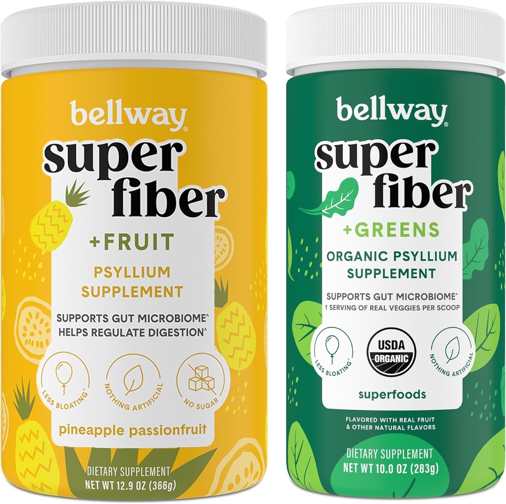 Bellway Super Fiber Toz + Meyve, Pineapple Passion Meyve Süper Fiber + Yeşiller