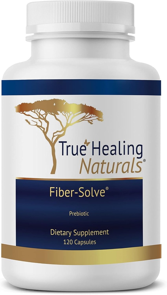 Gerçek şifa Naturals - Fiber-Solve - Prebiyotik Supplement - 2.000 mg of Prebiyotik - 120 Capsules