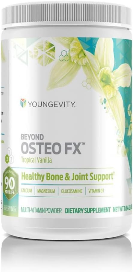 Osteo FX'in Ötesinde Gençler - Tropikal Vanilla | Sağlıklı Kemik ve Ortak Destek | Multi-Vitamin Toz | 30 Hizmet (1 Canister)