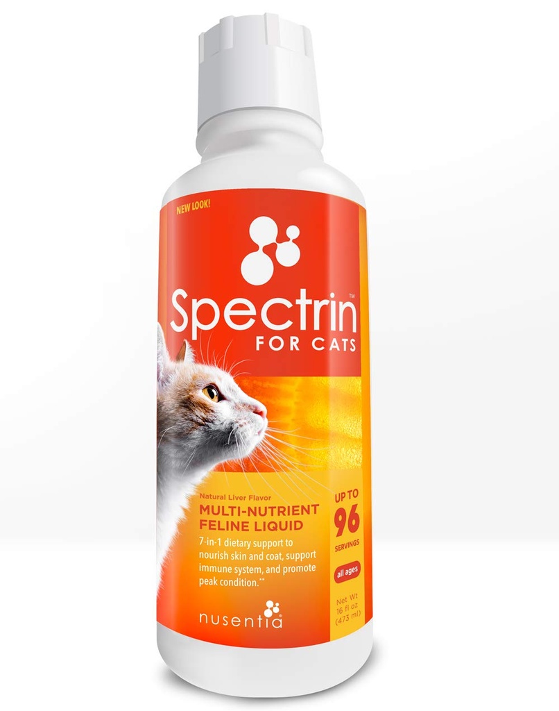 Βιταμίνες γάτας - Spectrin 16 OZ - Υγρή Βιταμίνη & Αντιοξειδωτικό συμπλήρωμα για Γάτες - 96 δόσεις
