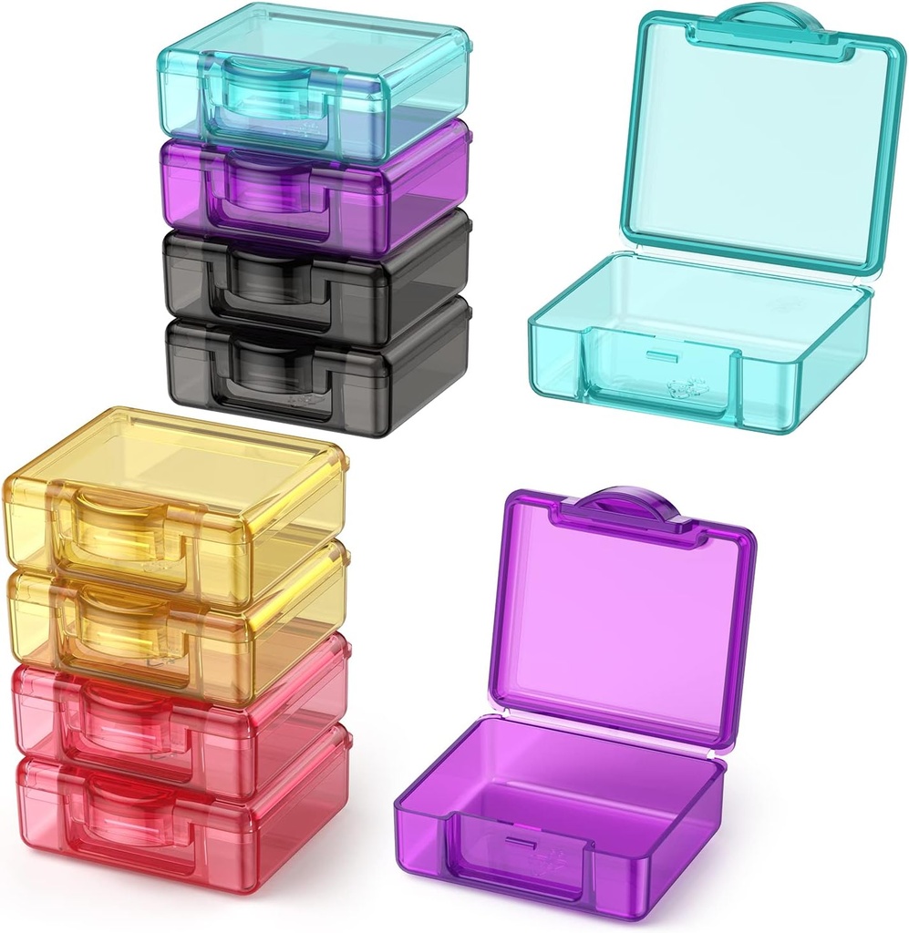 Χαριτωμένο μικρό κουτί ταξιδιών, Urekt 10 τεμ. Mini Pocket Pill Organizer Καθημερινή Single Pill Containers Φορητός κάτοχος ιατρικής για τα συμπληρώματα βιταμινών ψαριών