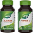 Nature's Way Vitamin E, D-Alpha Tocopherol, Essential Antioksi, Helps Neutralize Free Radikals*, 268 mg per Service, 100 Softgels (Pazarlama May Vary) - 2 Packherol